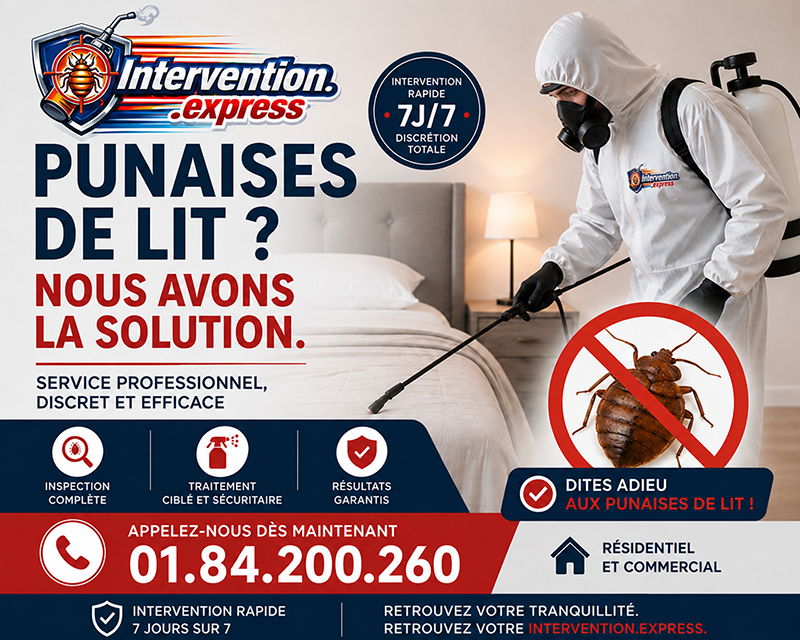 Punaises de Lit Isle Adam